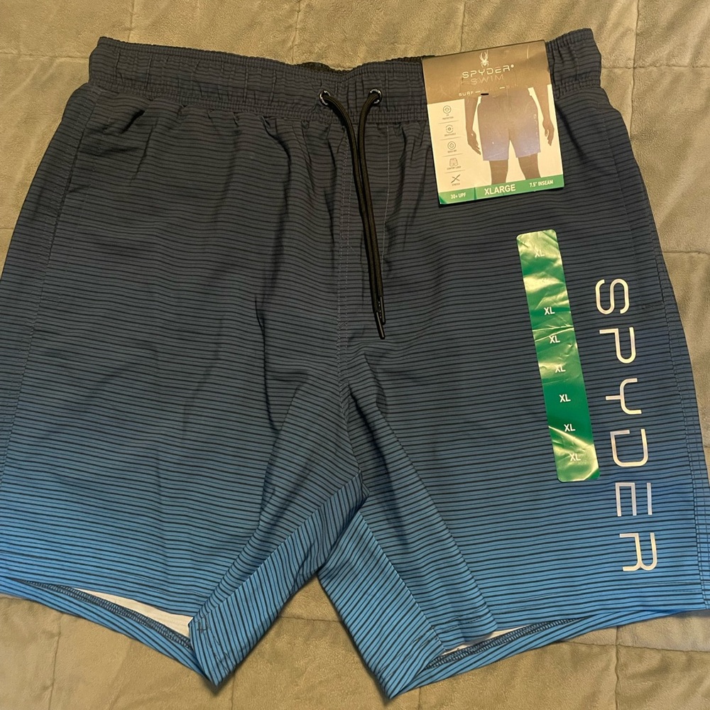 Spyder Gradient Blue Swim Shorts
